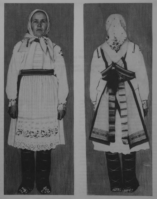 Костюм замужней женщины. Марийская АССР. Горномарийский район. НРФ МарНИИ, оп. 4, д. 160. Фото В. Кузьминых.