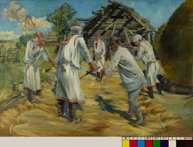 Тимофеев В.К.
«Молотьба»