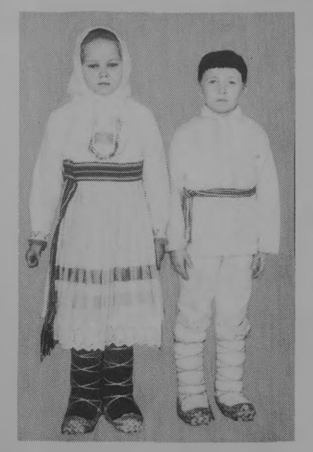 Детские костюмы. Горные марийцы. НРФ МарНИИ, оп. 4, д. 160. Фото В. Кузьминых.