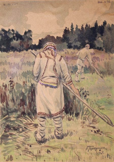 Горбунцов П.Т.
Рисунки художника из альбома зарисовок