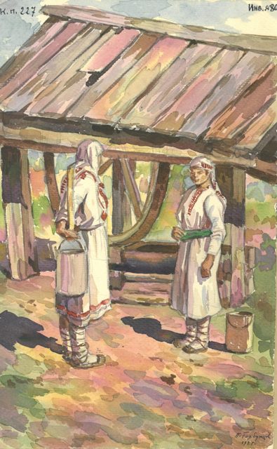 Горбунцов П.Т.
Рисунки художника из альбома зарисовок