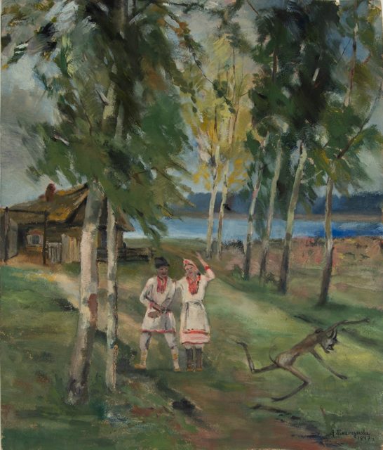 Платунова А.Г.
Иллюстрации к марийской сказке «Мариец и черт»