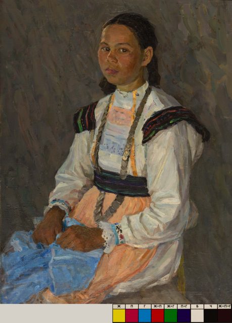 Белков Ю.С.
Портрет доярки Ягодкиной М.