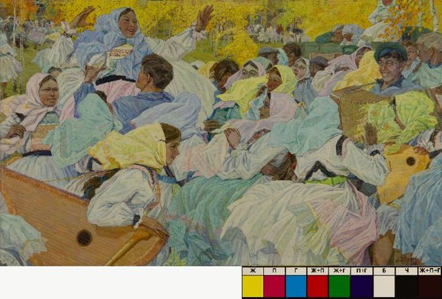 Лаврентьев З.Ф.
«Праздник в марийской деревне»