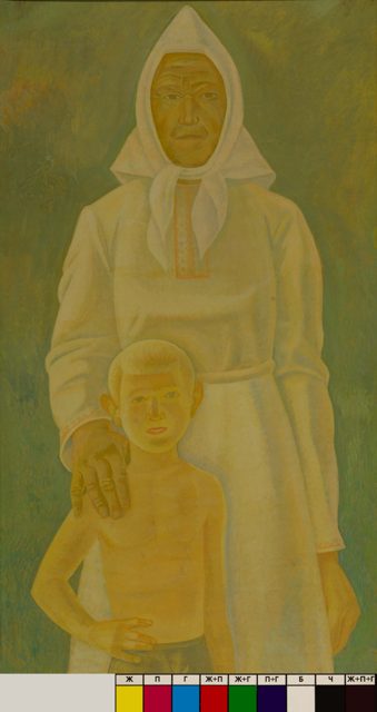 Токтаулов Н.В.
Старушка с внуком